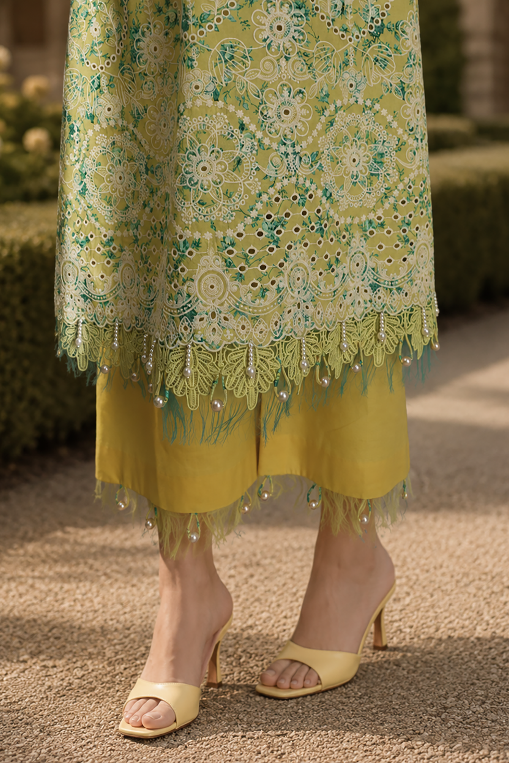 Embroidered Shirt Shalwar Dupatta - 4091