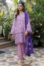 Embroidered Shirt Shalwar Dupatta - 4093