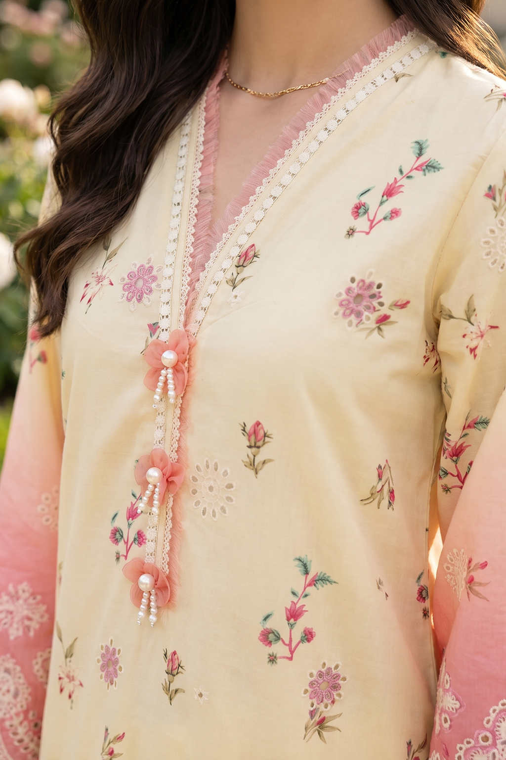 Embroidered Shirt Shalwar Dupatta - 4094