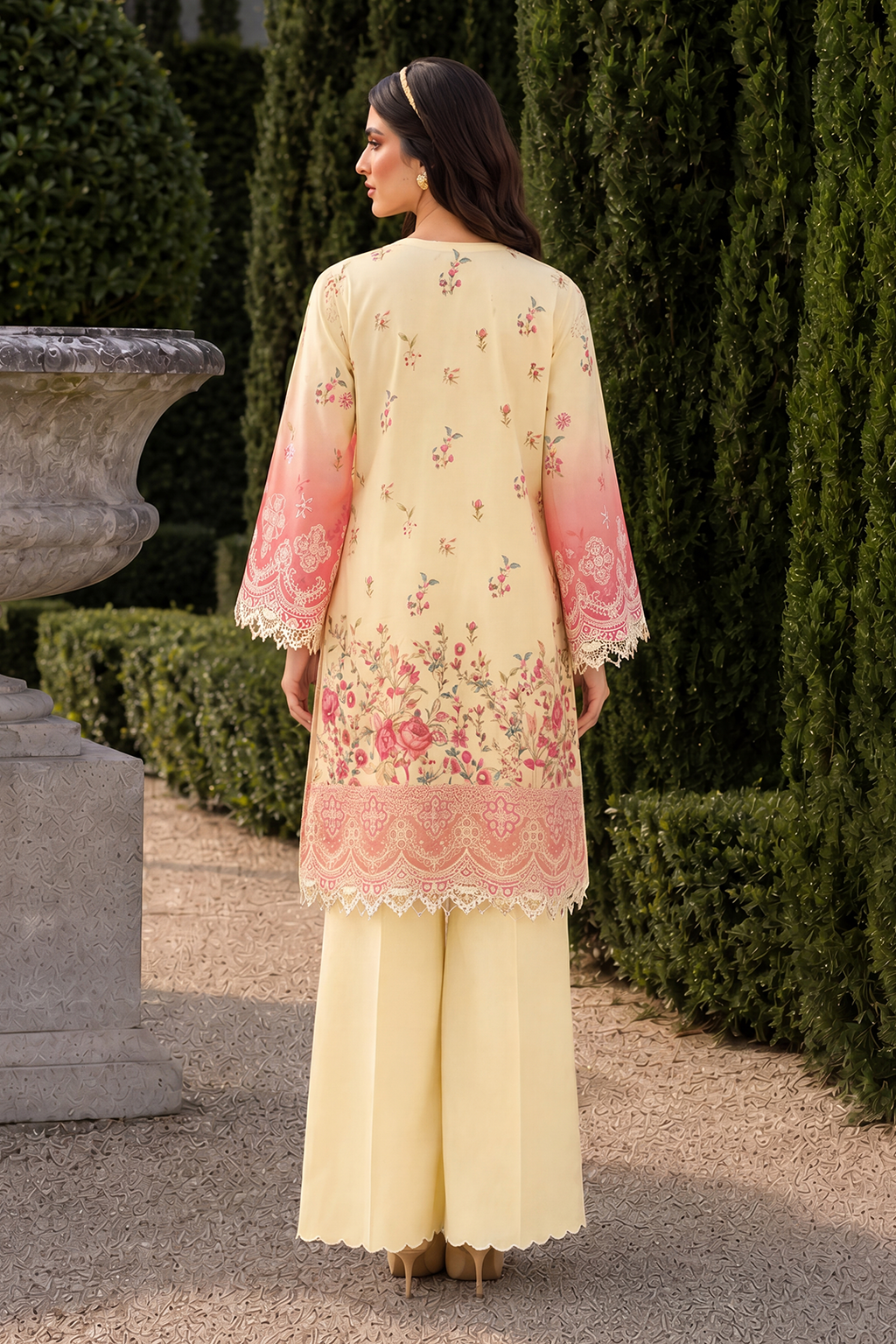 Embroidered Shirt Shalwar Dupatta - 4094