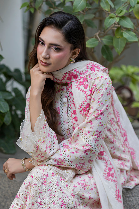 Embroidered Shirt Shalwar Dupatta - 4096