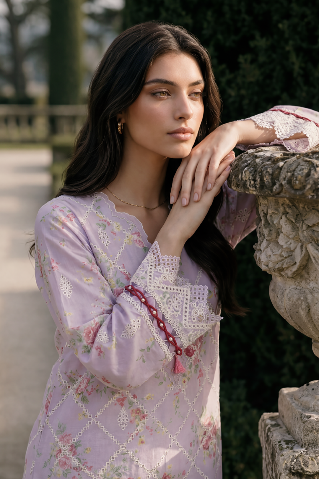 Embroidered Shirt Shalwar Dupatta - 4097