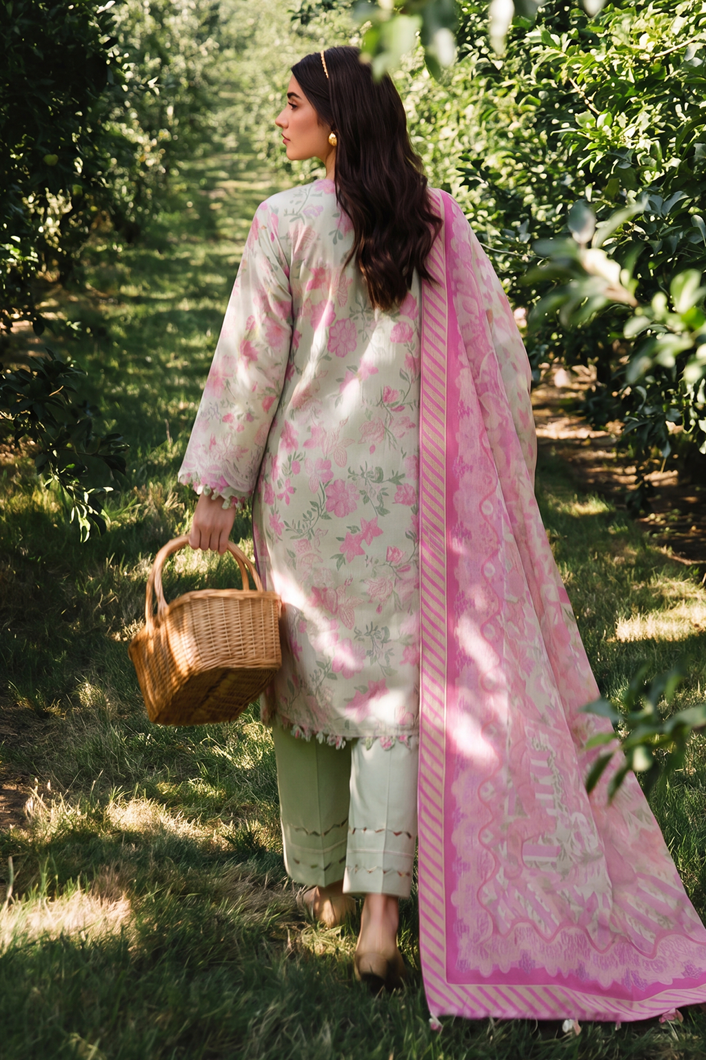 Embroidered Shirt Shalwar Dupatta - 4098