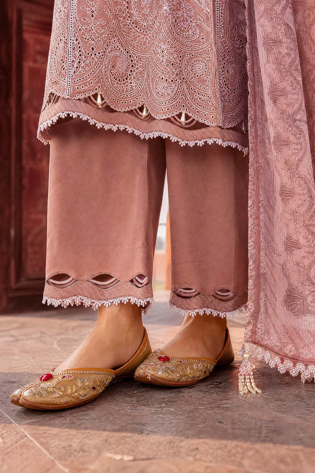 Embroidered Shirt Shalwar Dupatta - 4099