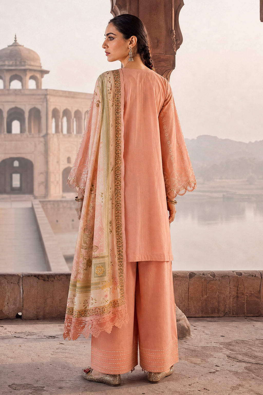 Embroidered Shirt Shalwar Dupatta - 4100