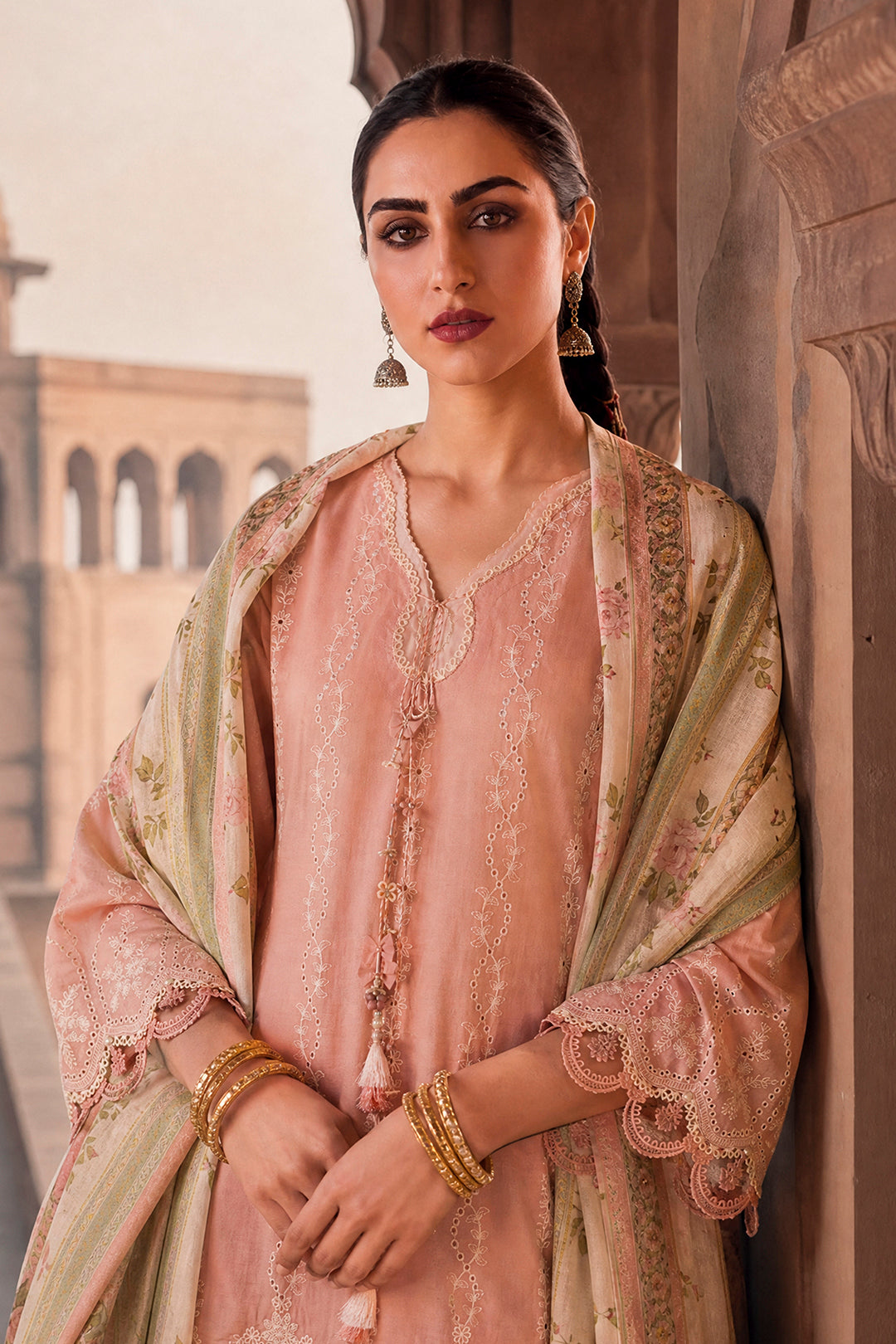 Embroidered Shirt Shalwar Dupatta - 4100