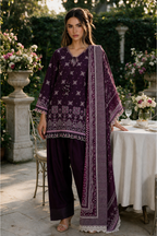 Embroidered Shirt Shalwar Dupatta - 4101