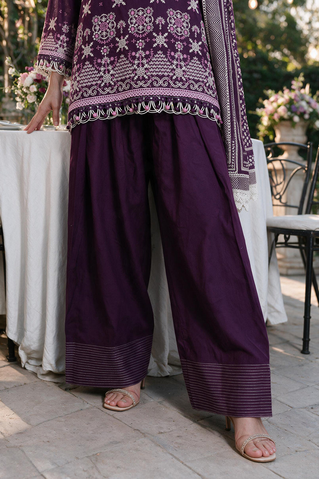 Embroidered Shirt Shalwar Dupatta - 4101