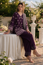 Embroidered Shirt Shalwar Dupatta - 4101