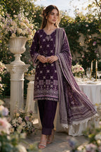 Embroidered Shirt Shalwar Dupatta - 4101