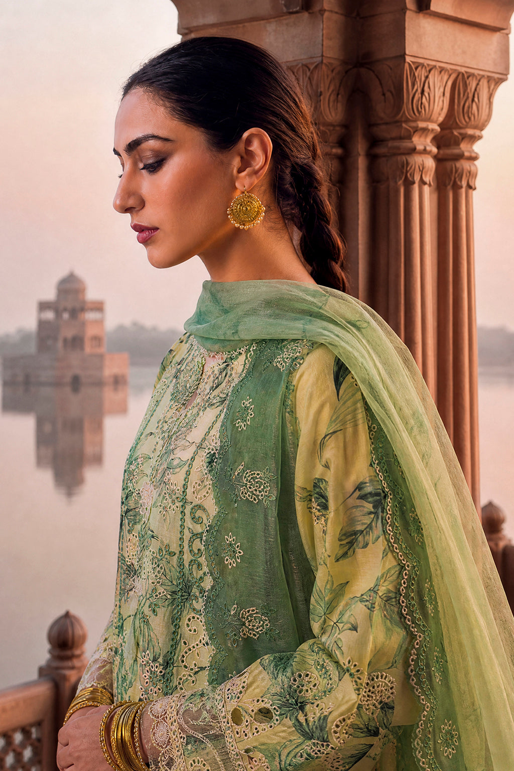 Embroidered Shirt Shalwar Dupatta - 4102
