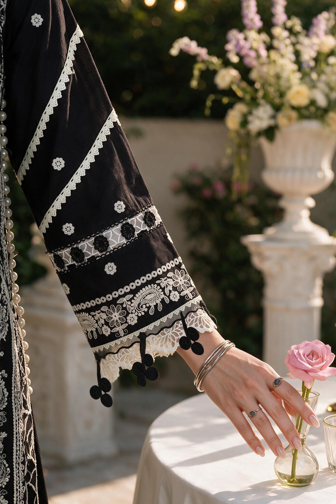 Embroidered Shirt Shalwar Dupatta - 4106