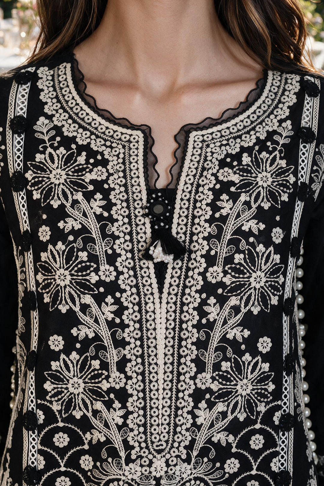 Embroidered Shirt Shalwar Dupatta - 4106