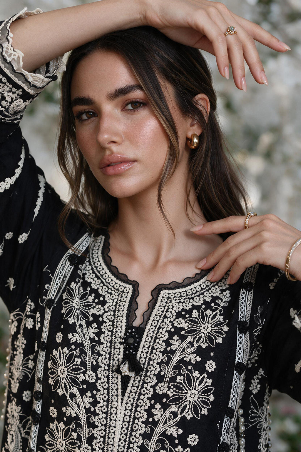 Embroidered Shirt Shalwar Dupatta - 4106