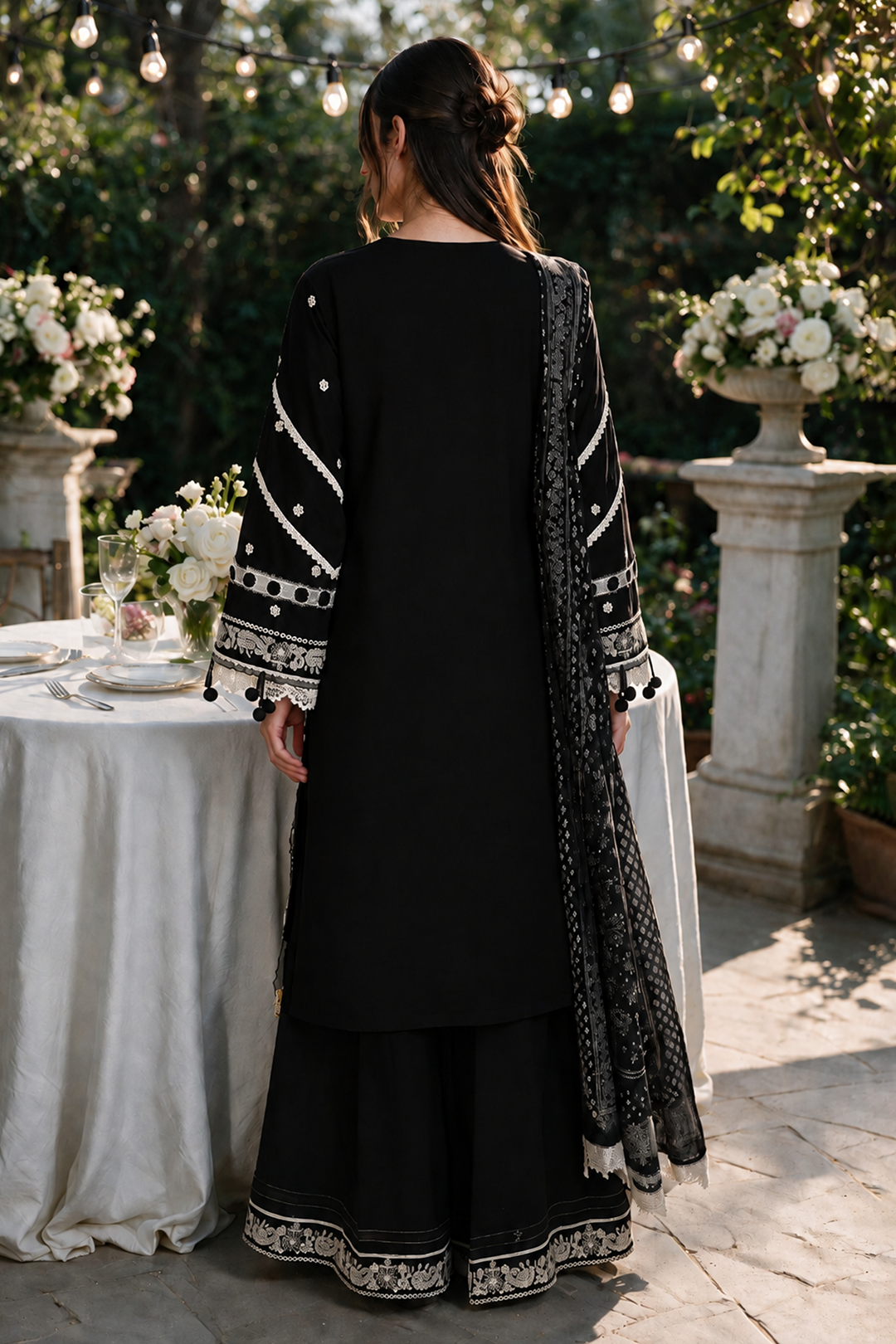 Embroidered Shirt Shalwar Dupatta - 4106