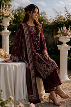 Embroidered Shirt Shalwar Dupatta - 4107