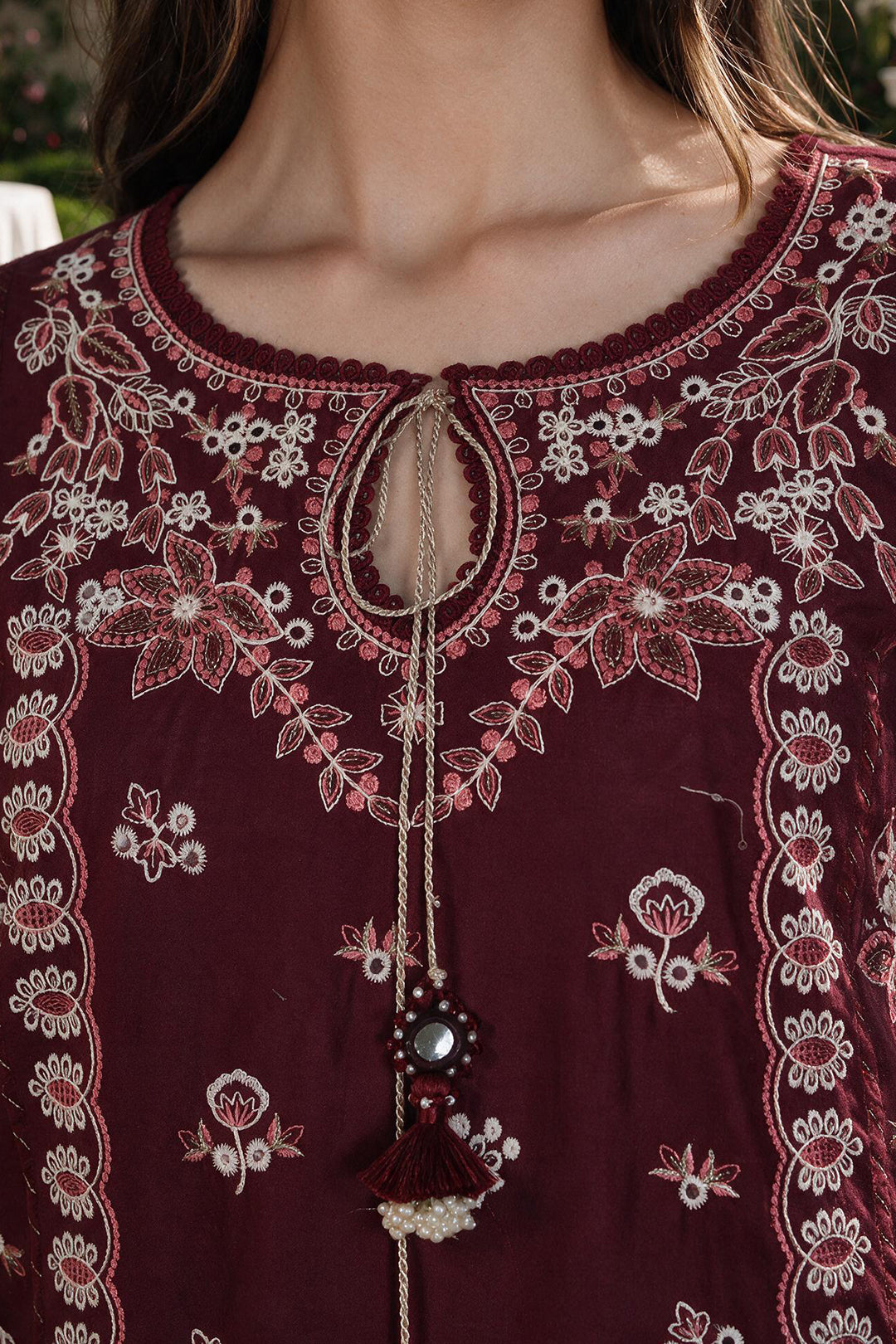 Embroidered Shirt Shalwar Dupatta - 4107