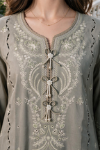 Embroidered Shirt Shalwar Dupatta - 4108