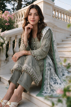 Embroidered Shirt Shalwar Dupatta - 4108