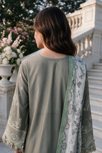 Embroidered Shirt Shalwar Dupatta - 4108