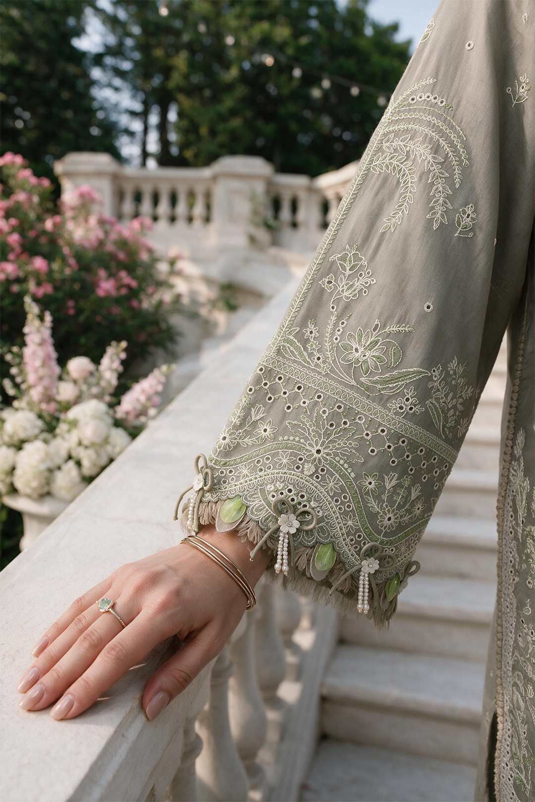 Embroidered Shirt Shalwar Dupatta - 4108
