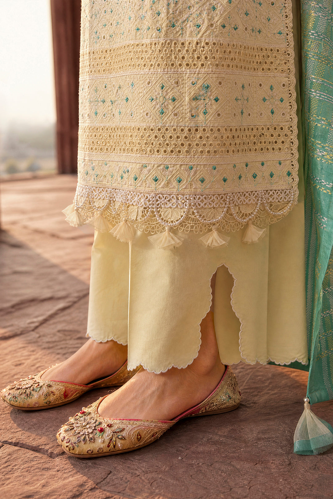 Embroidered Shirt Shalwar Dupatta - 4109