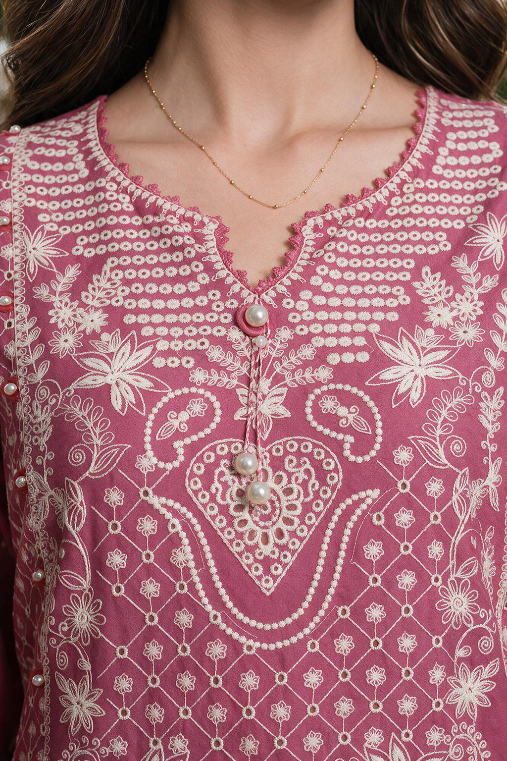 Embroidered Shirt Shalwar Dupatta - 4110