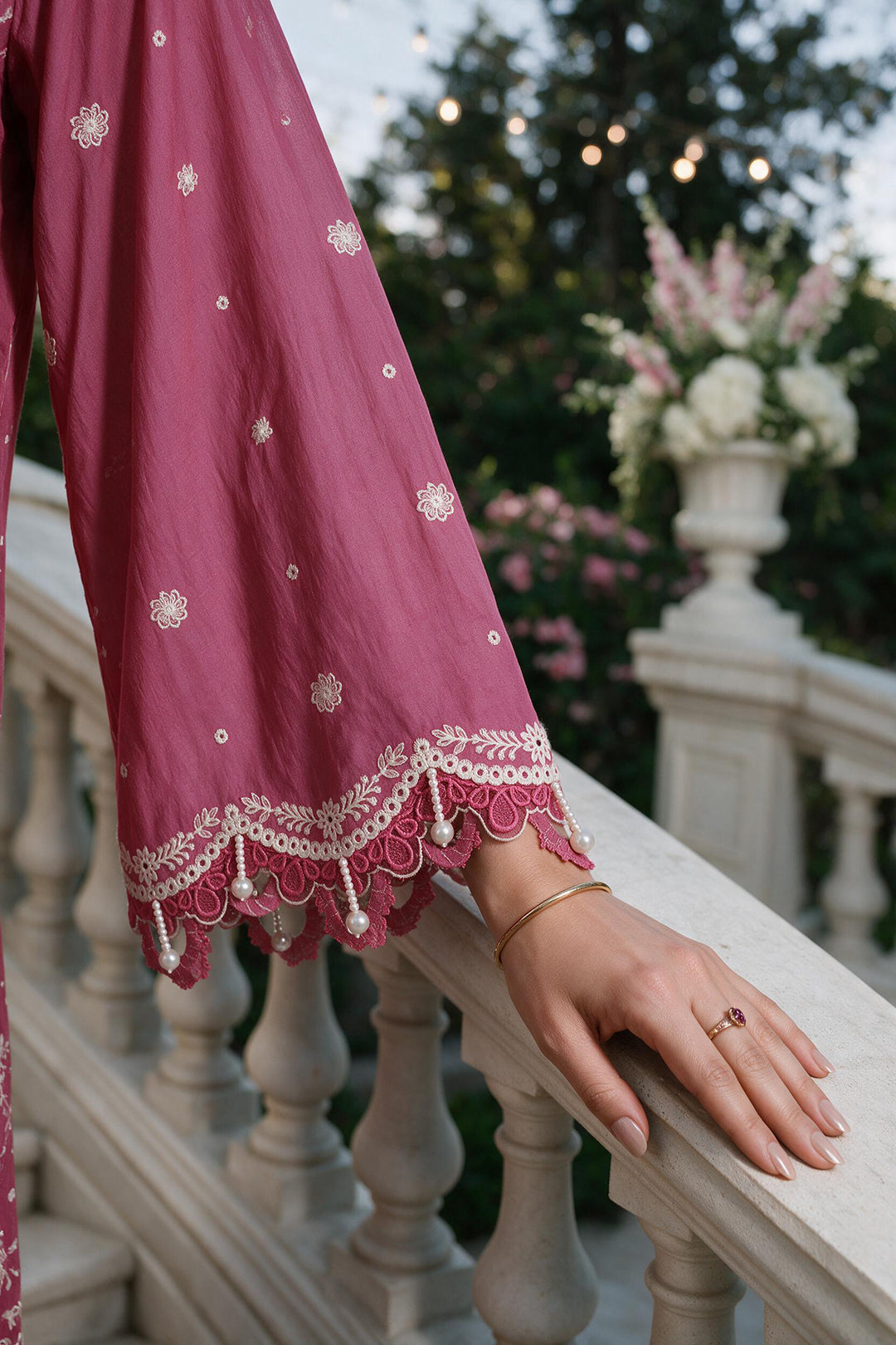 Embroidered Shirt Shalwar Dupatta - 4110