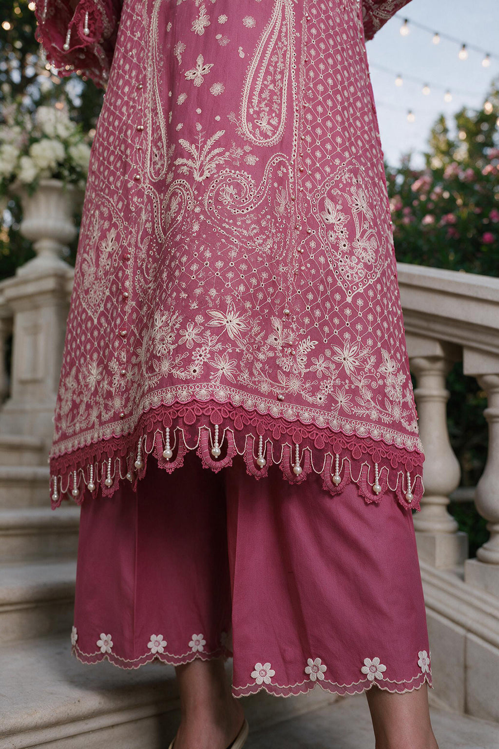 Embroidered Shirt Shalwar Dupatta - 4110