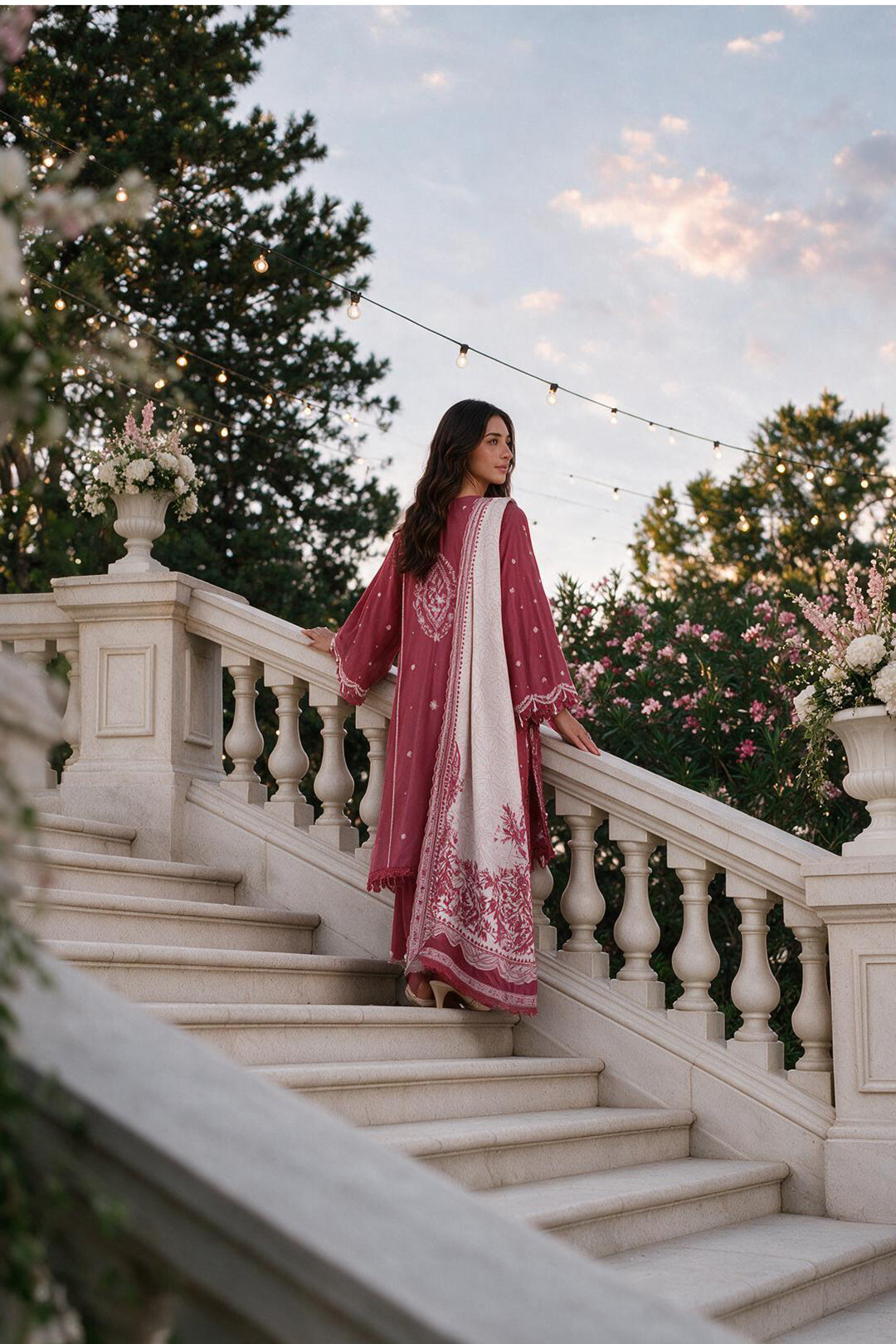 Embroidered Shirt Shalwar Dupatta - 4110