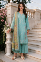 Embroidered Shirt Shalwar Dupatta - 4112