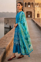 Embroidered Shirt Shalwar Dupatta - 4117