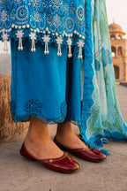 Embroidered Shirt Shalwar Dupatta - 4117