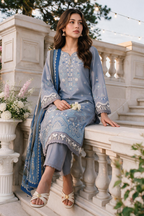 Embroidered Shirt Shalwar Dupatta - 4119