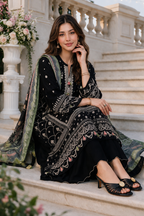 Embroidered Shirt Shalwar Dupatta - 4124