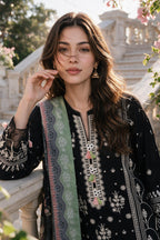 Embroidered Shirt Shalwar Dupatta - 4124