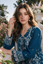 Embroidered Shirt Shalwar Dupatta - 4126