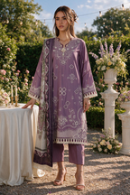 Embroidered Shirt Shalwar Dupatta - 4133