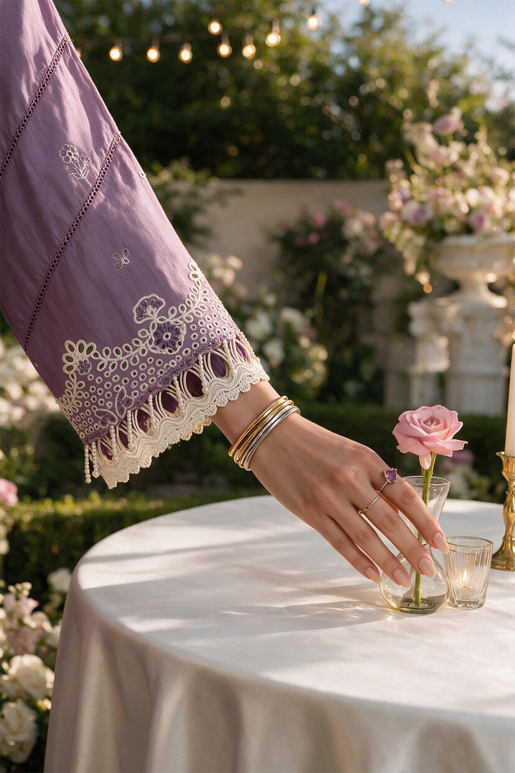 Embroidered Shirt Shalwar Dupatta - 4133
