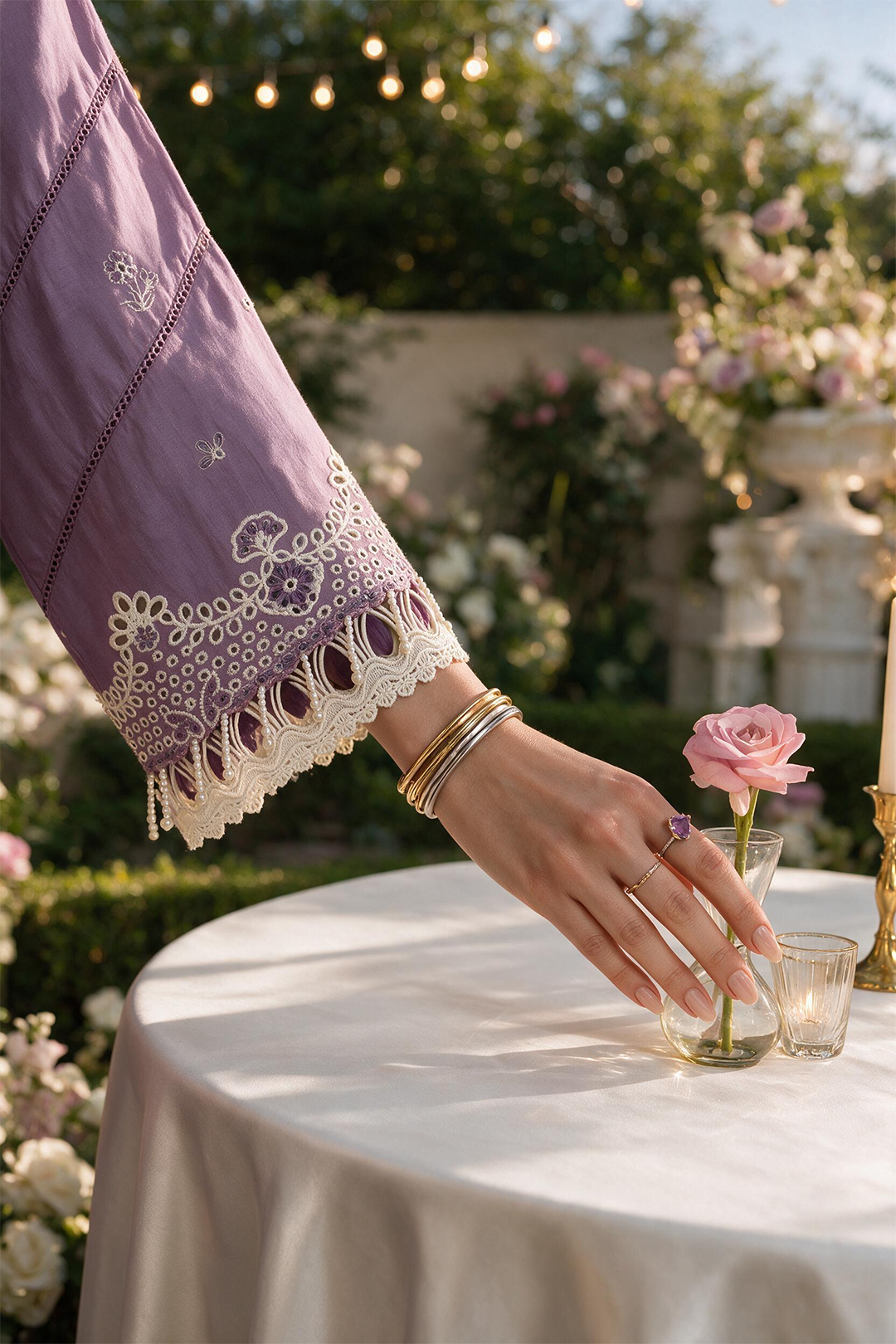 Embroidered Shirt Shalwar Dupatta - 4133