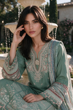 Embroidered Shirt Shalwar Dupatta - 4134
