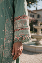 Embroidered Shirt Shalwar Dupatta - 4134