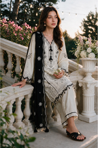 Embroidered Shirt Shalwar Dupatta - 4135