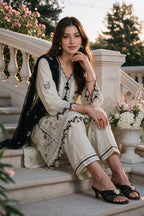 Embroidered Shirt Shalwar Dupatta - 4135