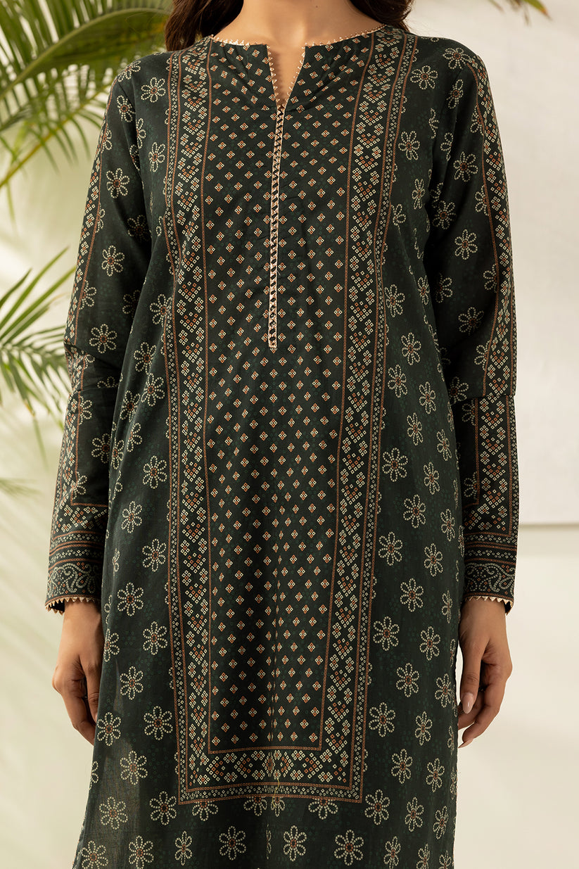 Forest green Unstitched for Women