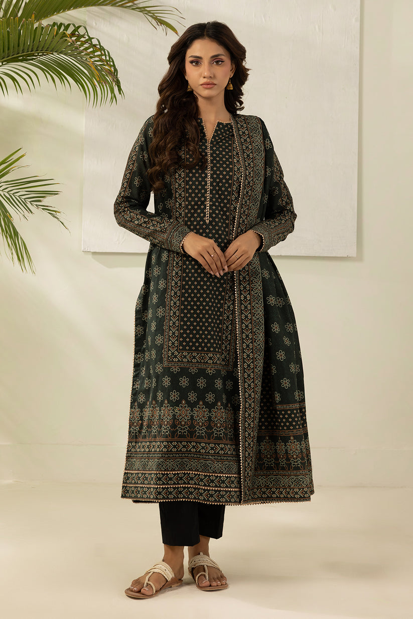 Forest green Unstitched for Women