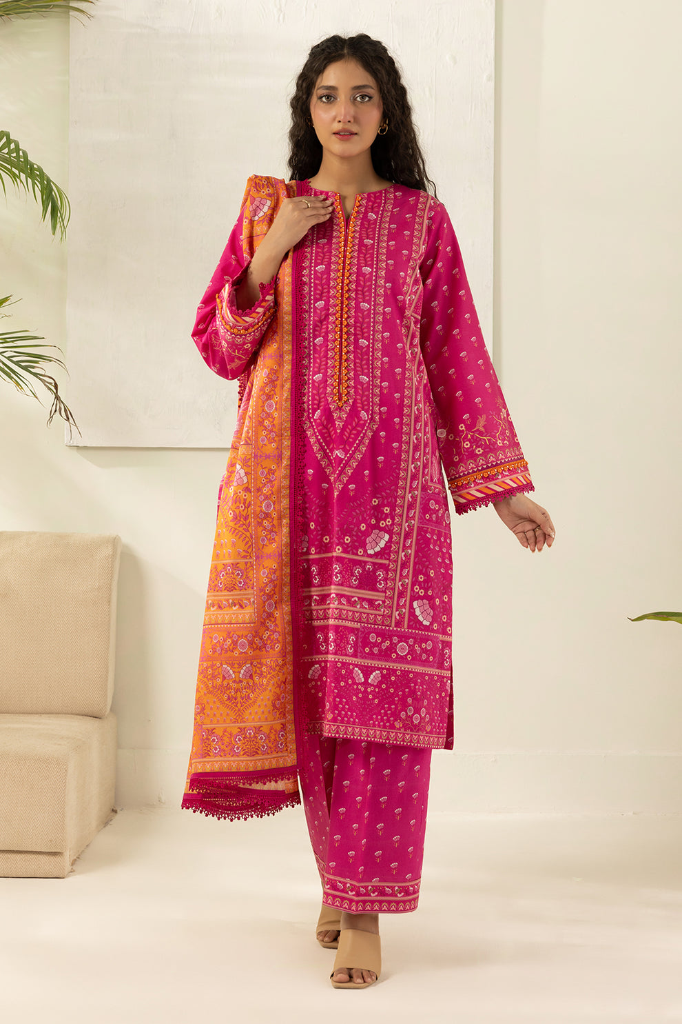 Hot pink Unstitched for Women