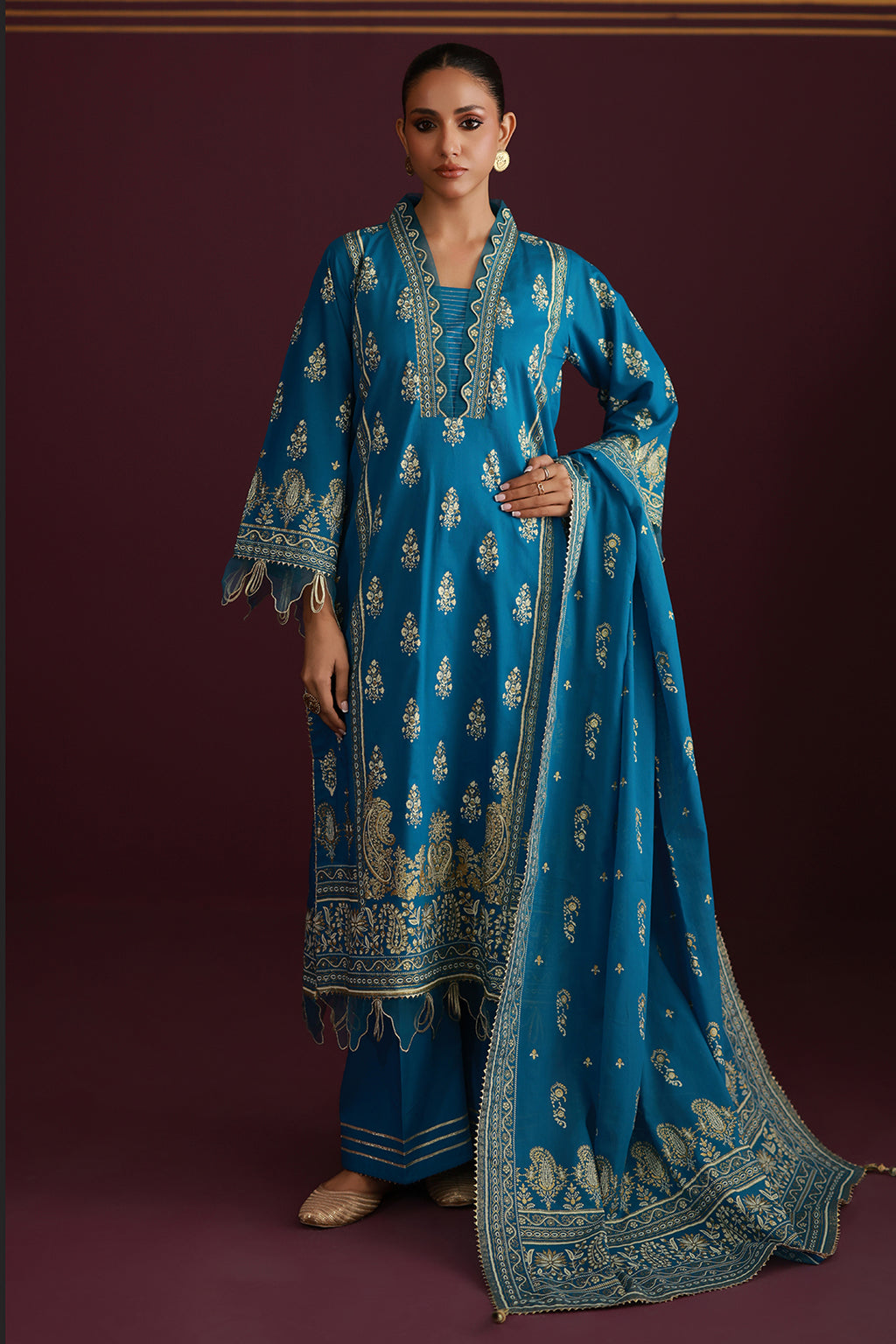 Shirt Shalwar Dupatta - 0434