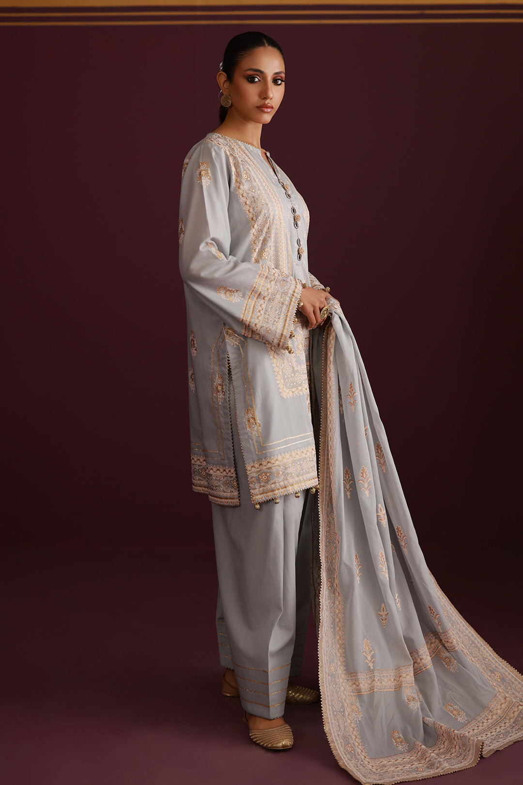 Shirt Shalwar Dupatta - 0438