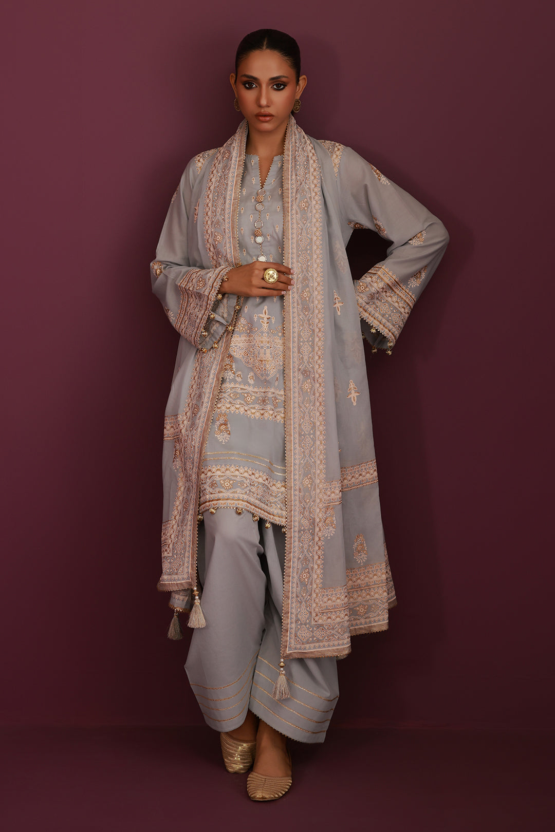 Shirt Shalwar Dupatta - 0438